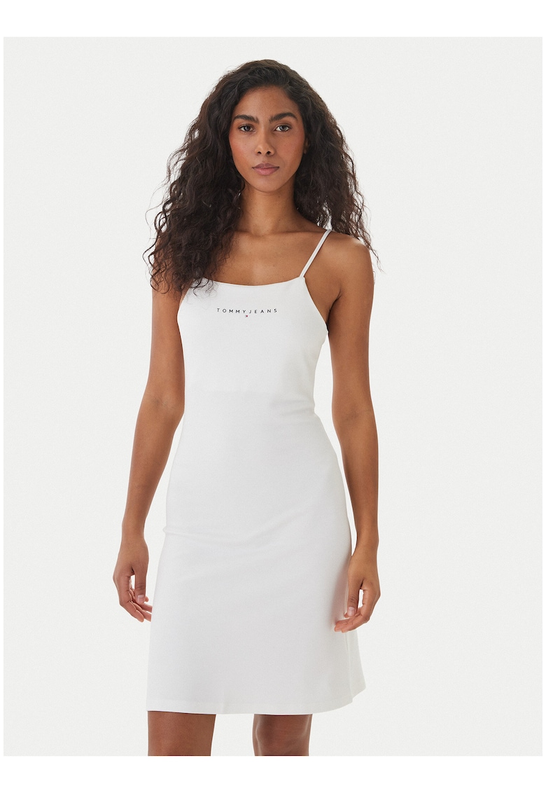 rochie scurta cu imprimeu text