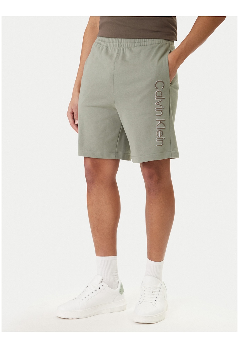 Pantaloni de trening din bumbac cu logo