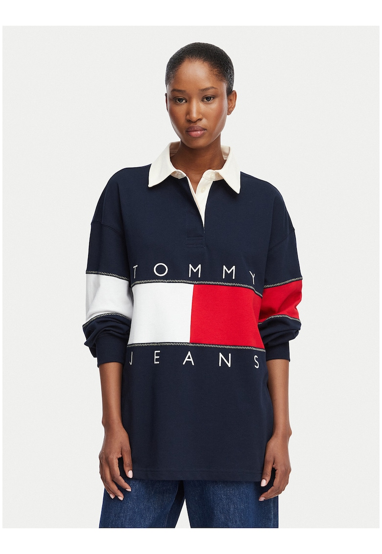 Bluza din bumbac organic cu croiala lejera
