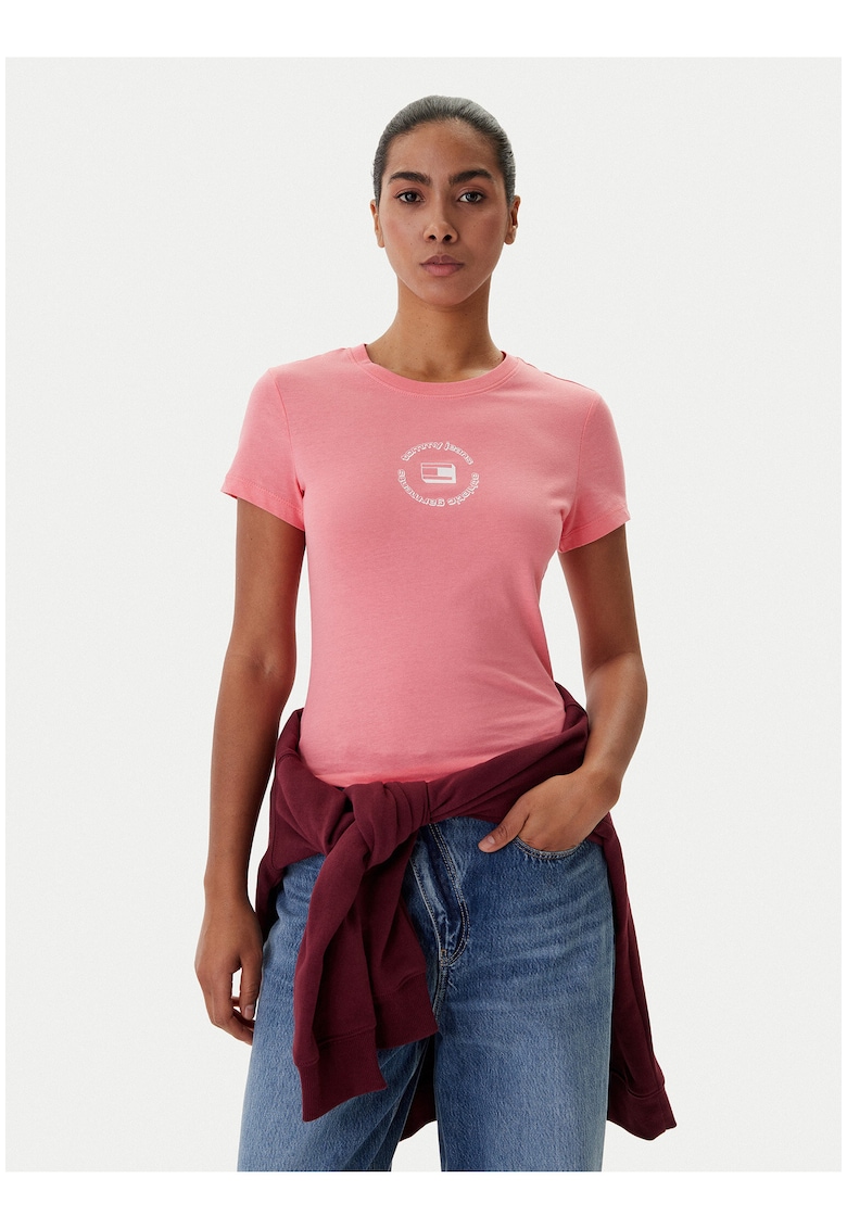 Tricou cu imprimeu logo - XXS -