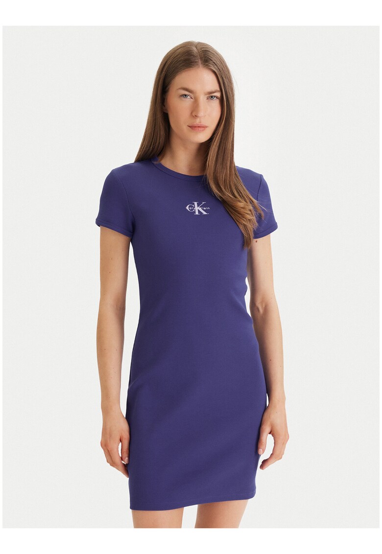 Rochie cambrata cu maneca scurta