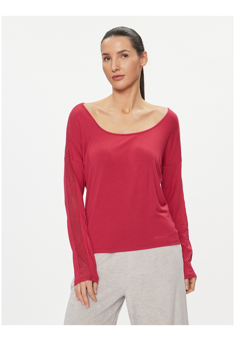 Bluza de pijama din amestec de modal