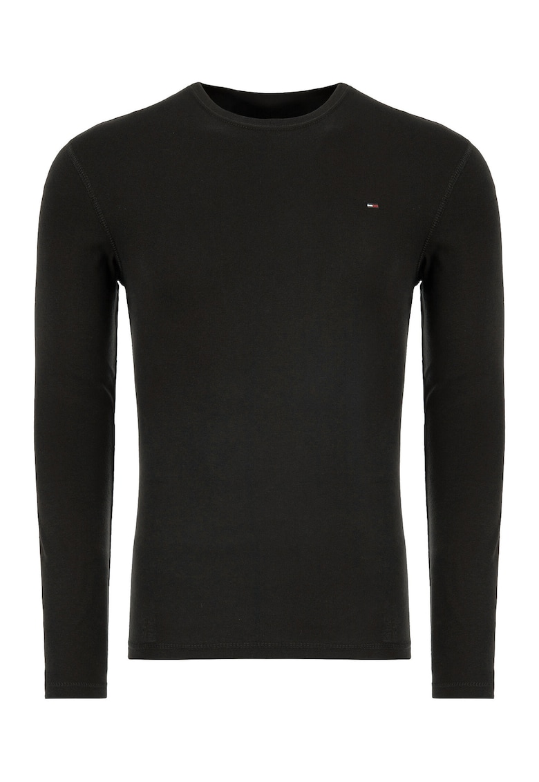 Bluza din bumbac cu detaliu mic logo -