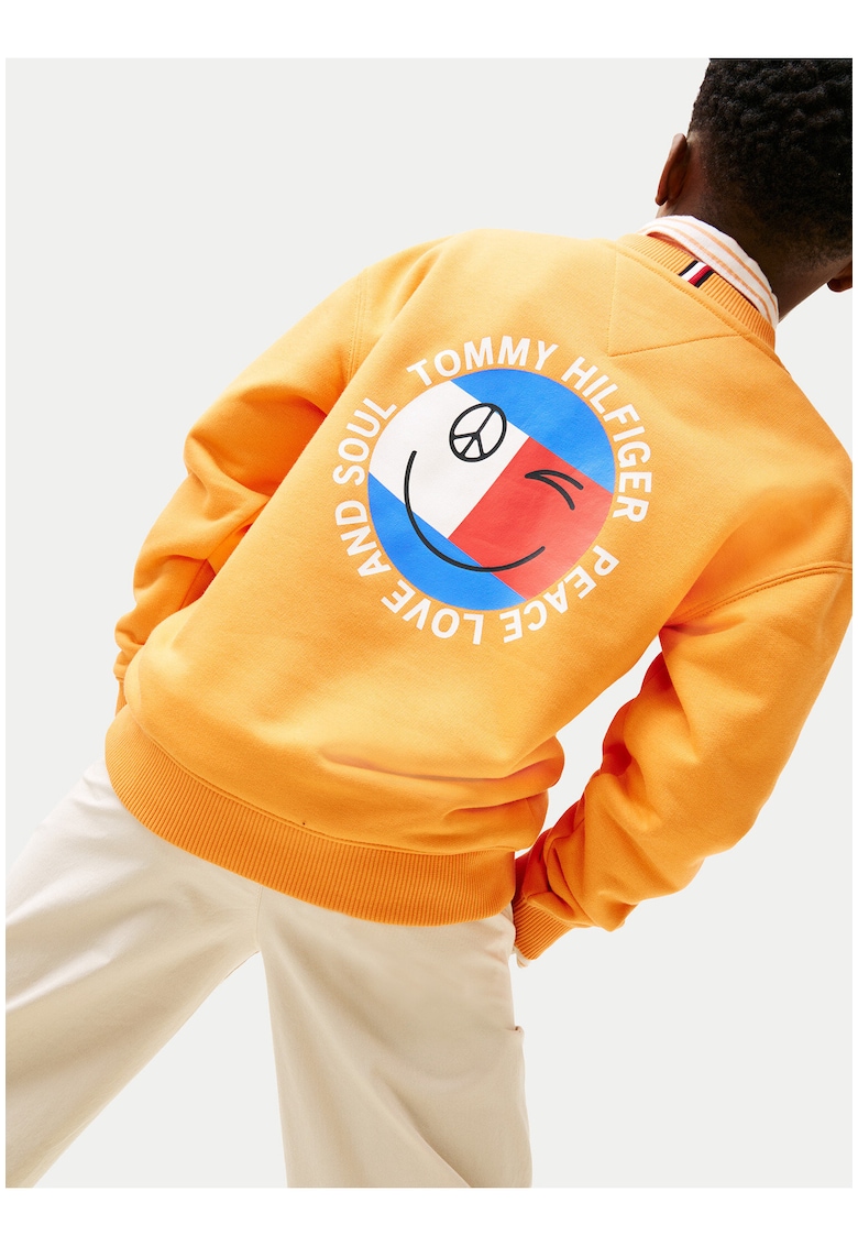 Bluza cu imprimeu pe spate