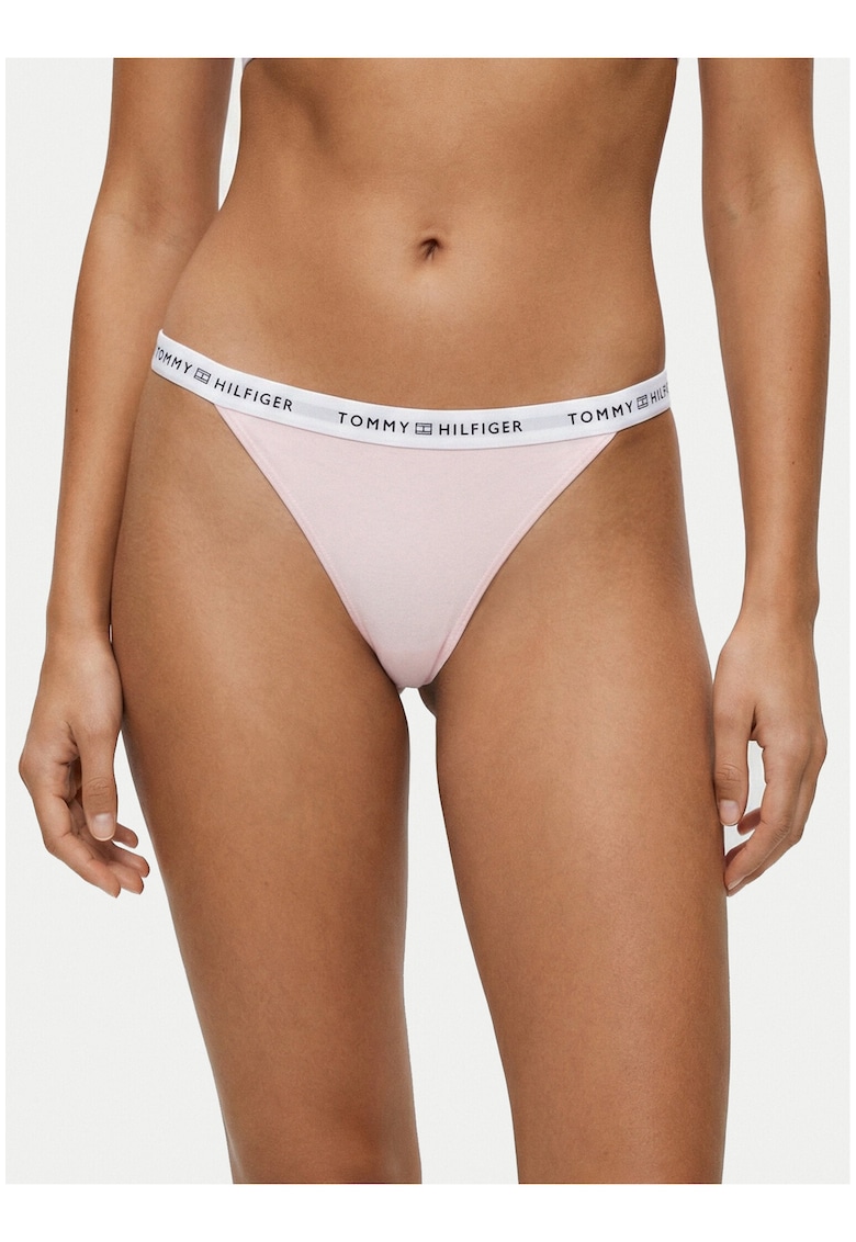 Chiloti tanga din amestec de bumbac -