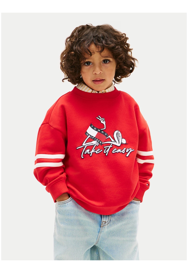 Bluza cu imprimeu frontal
