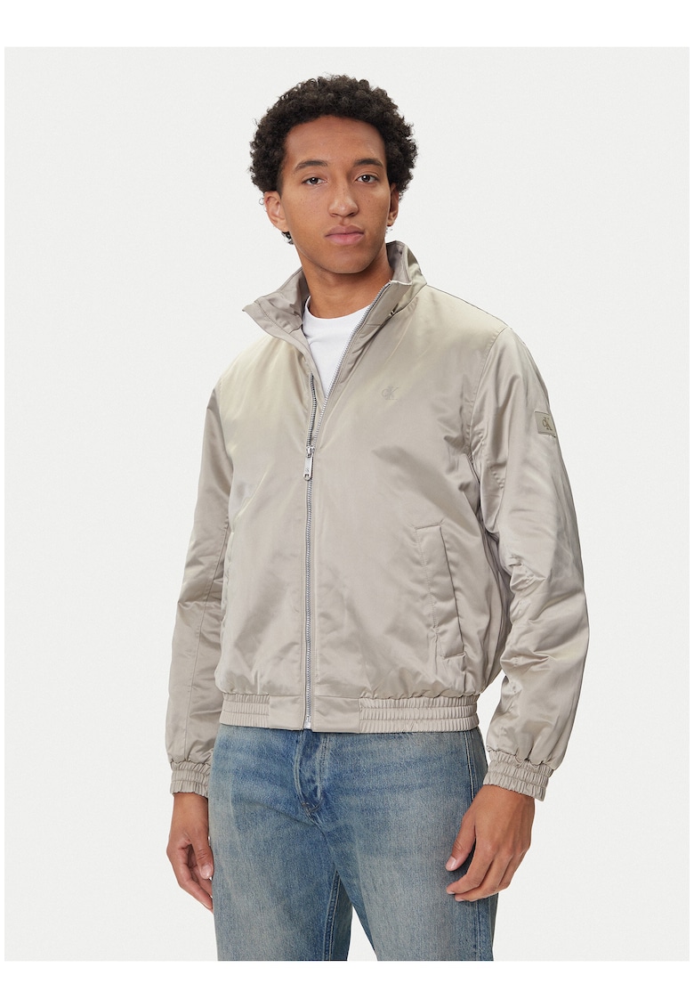 Geaca bomber cu fermoar -