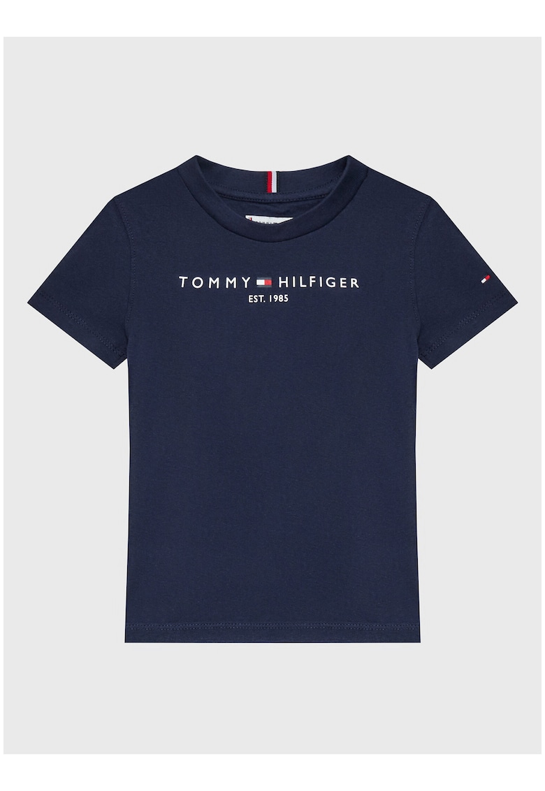 Tricou din bumbac organic cu logo pe piept