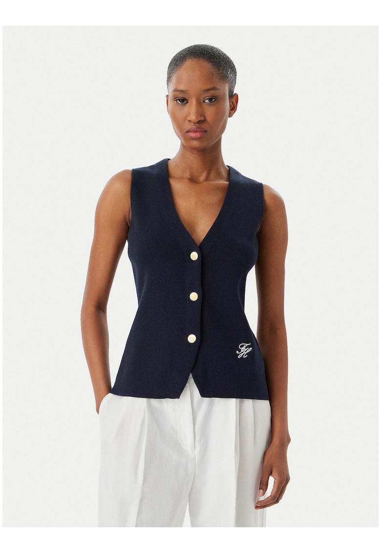 Top din bumbac organic cu model uni