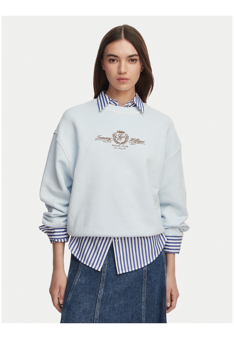 Bluza sport lejera cu maneci cazute