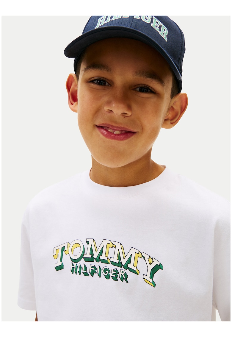 Tricou regular fit cu text