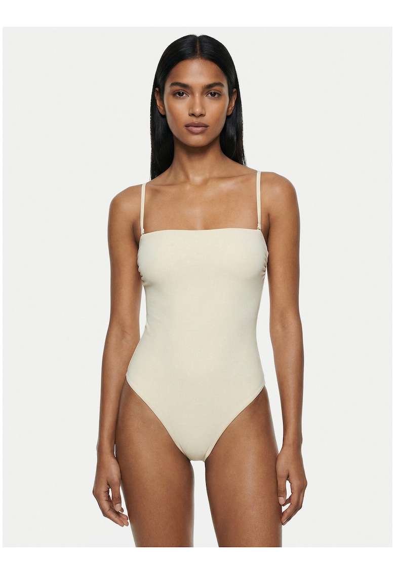 Costum de baie intreg cu bretele detasabile