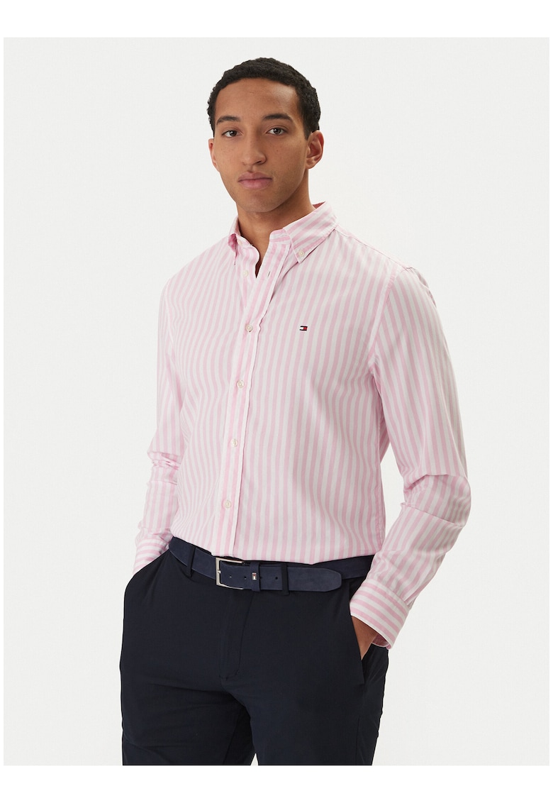 Camasa cu dungi slim fit -