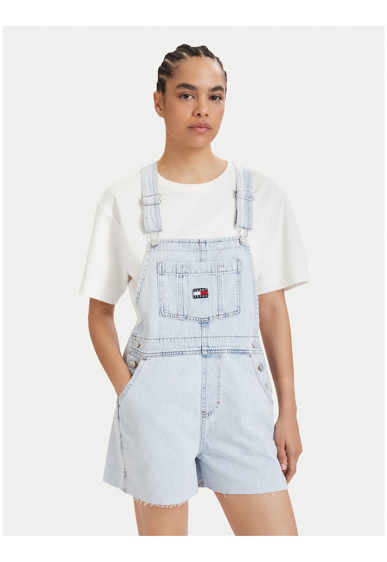 Salopeta scurta din denim -
