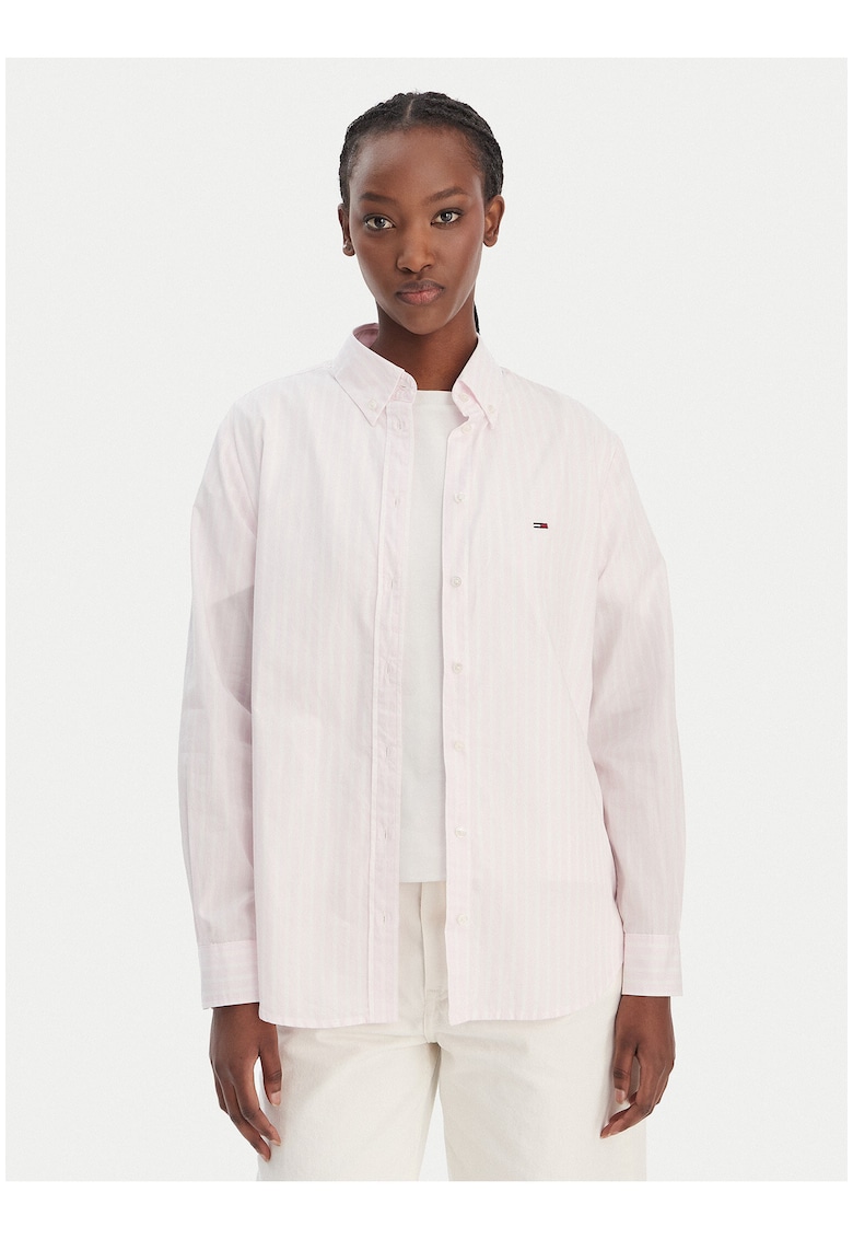 Camasa regular fit din bumbac cu nasturi