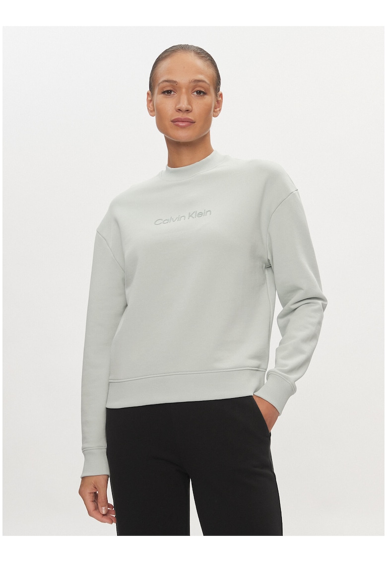 Bluza sport din bumbac cu logo