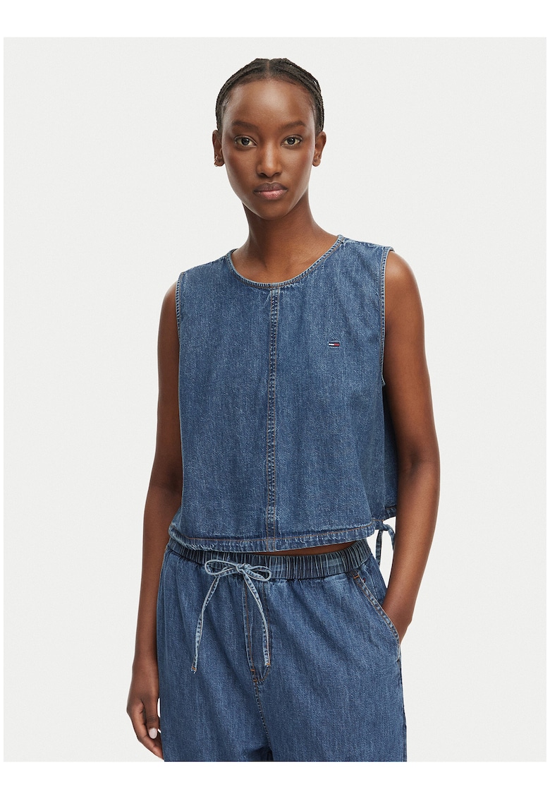Top lejer din denim -
