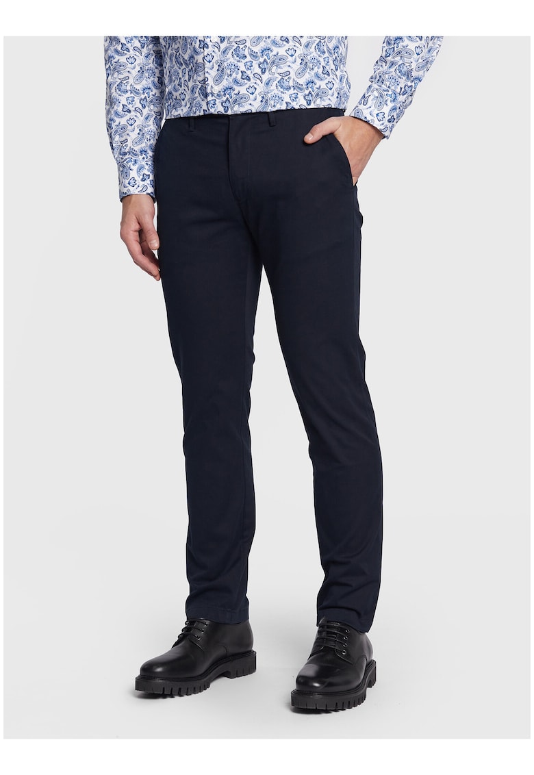 Pantaloni chino cu talie medie