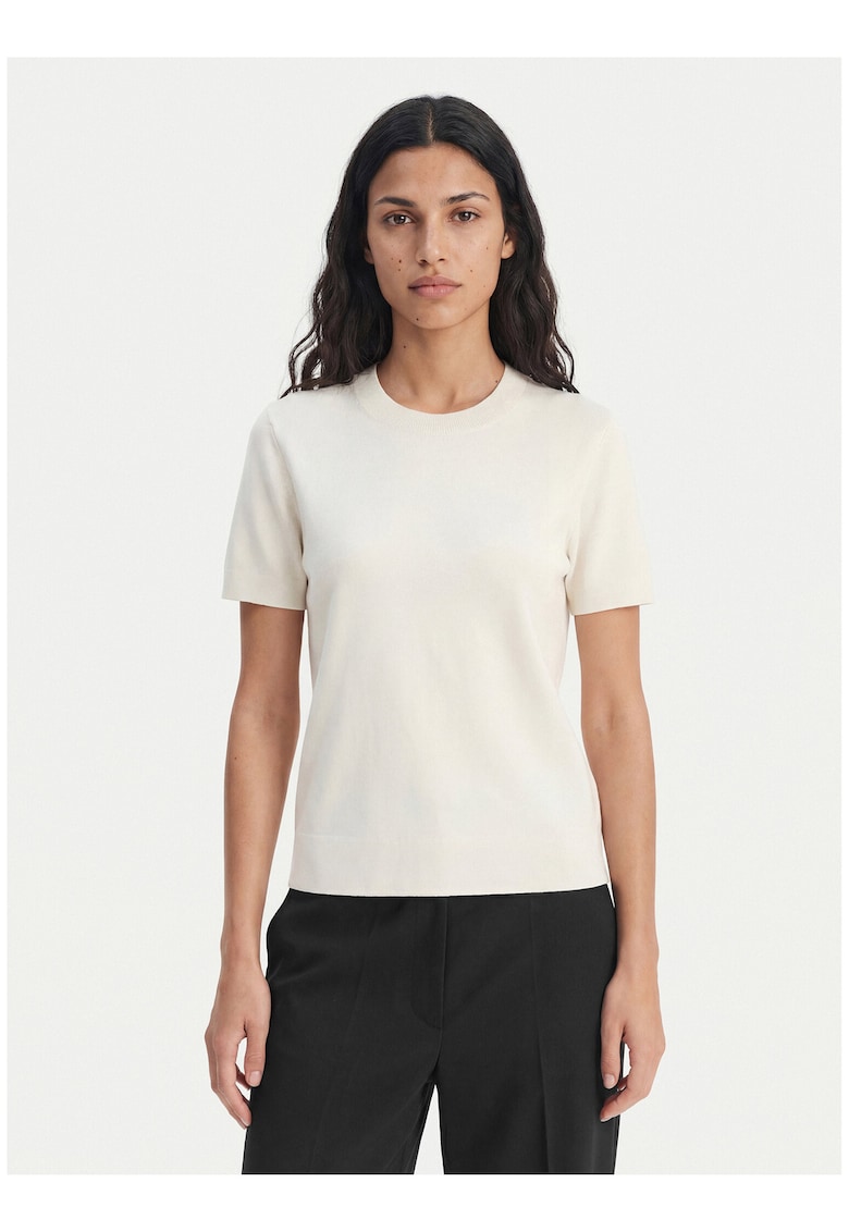 Tricou regular fit la baza gatului uni