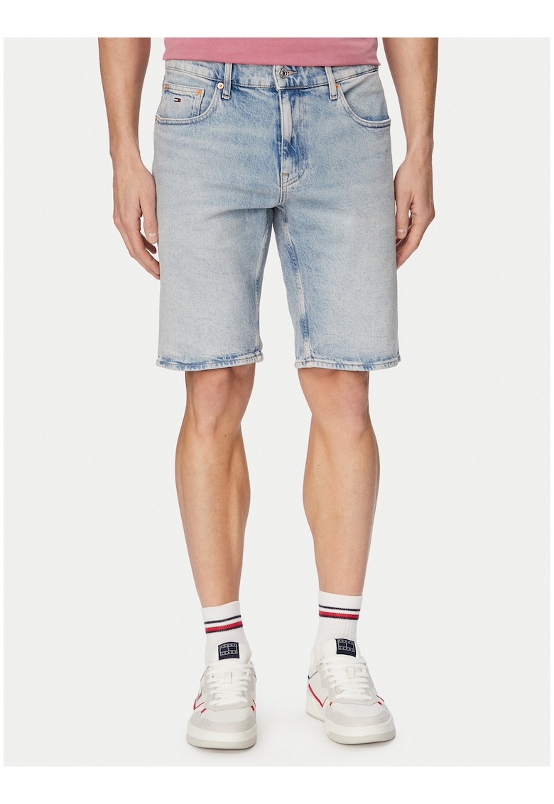 Pantaloni scurti slim fit din denim