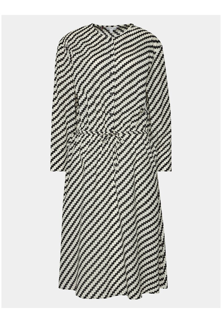 Rochie midi cu dungi -