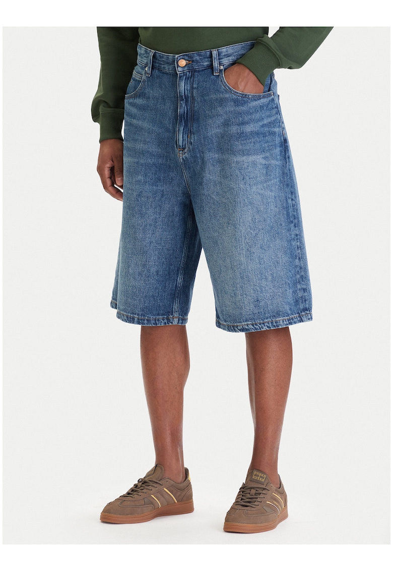Bermude relaxed fit din denim