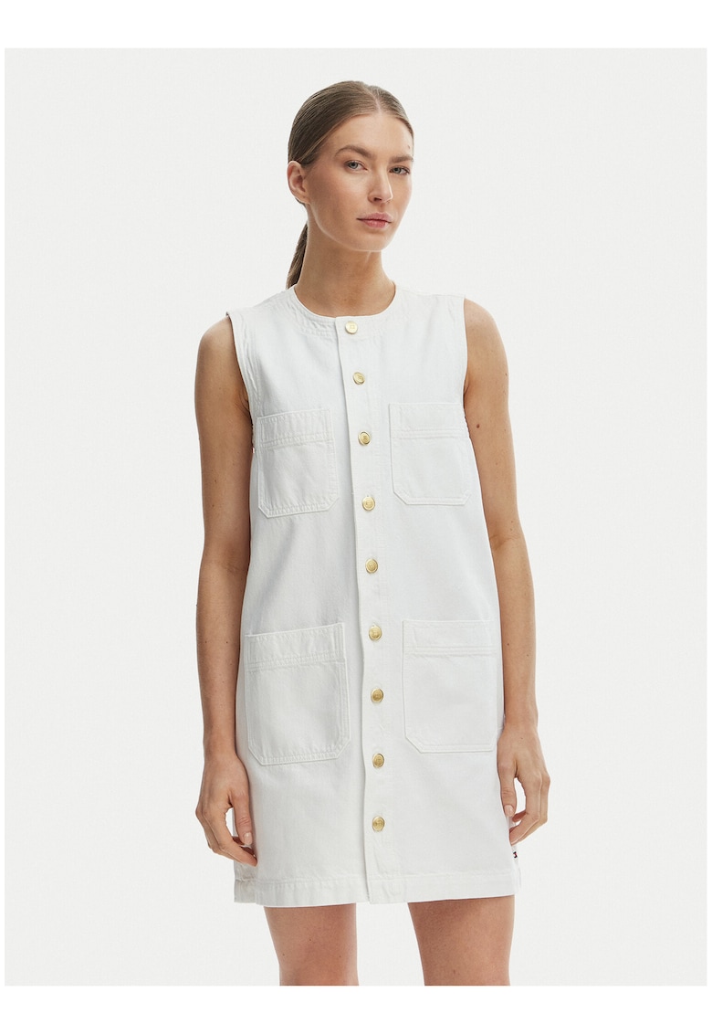 Rochie uni de bumbac