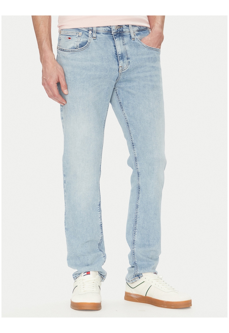 Blugi slim fit cu talie medie -