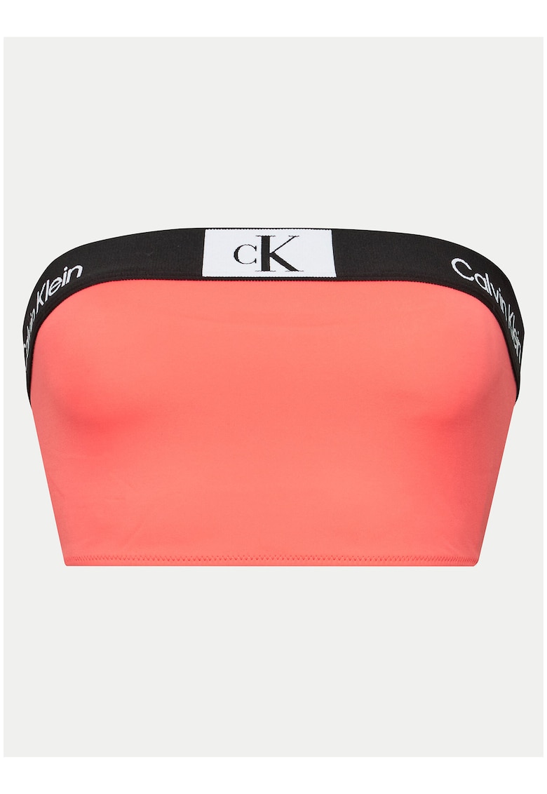Sutien de baie bandeau cu logo -