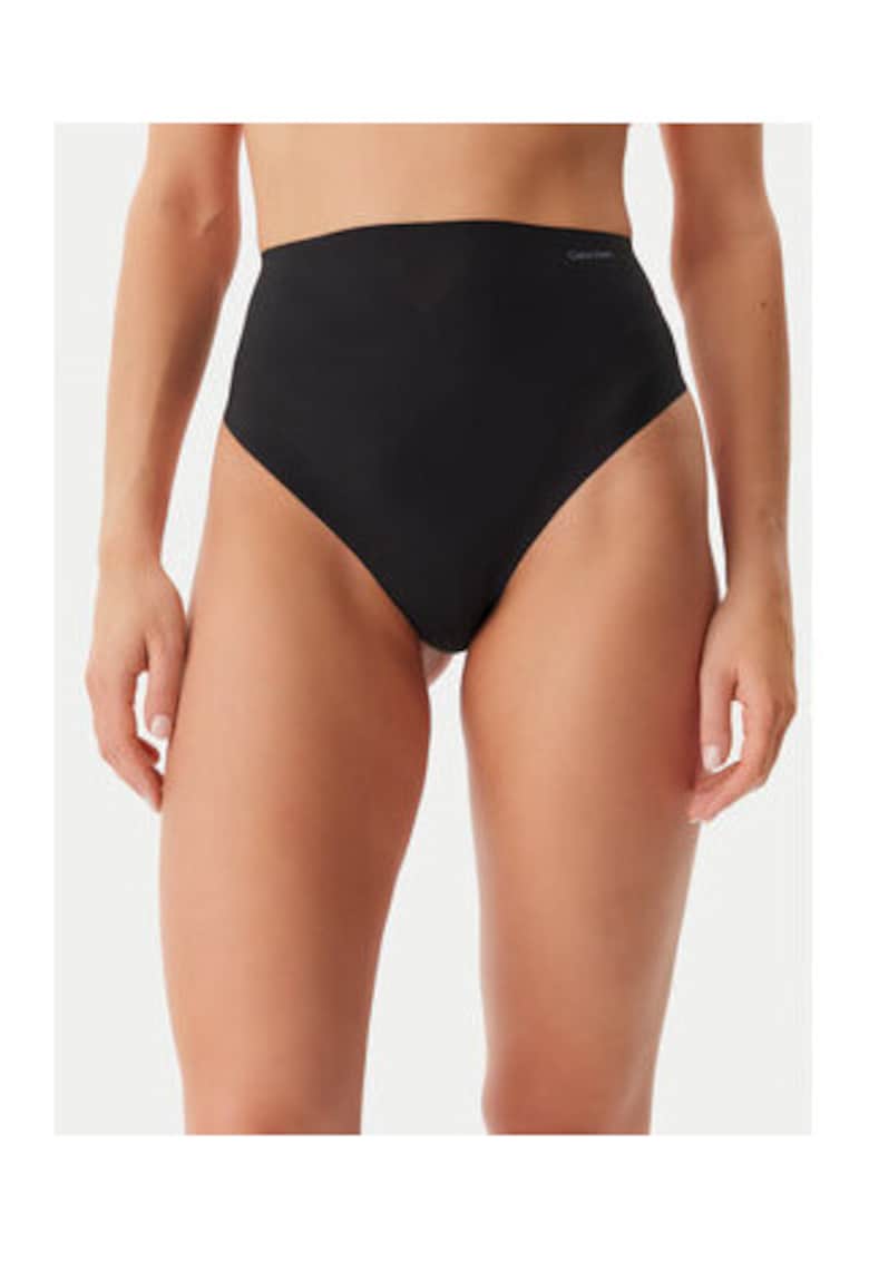 Chiloti tanga modelatori cu talie inalta