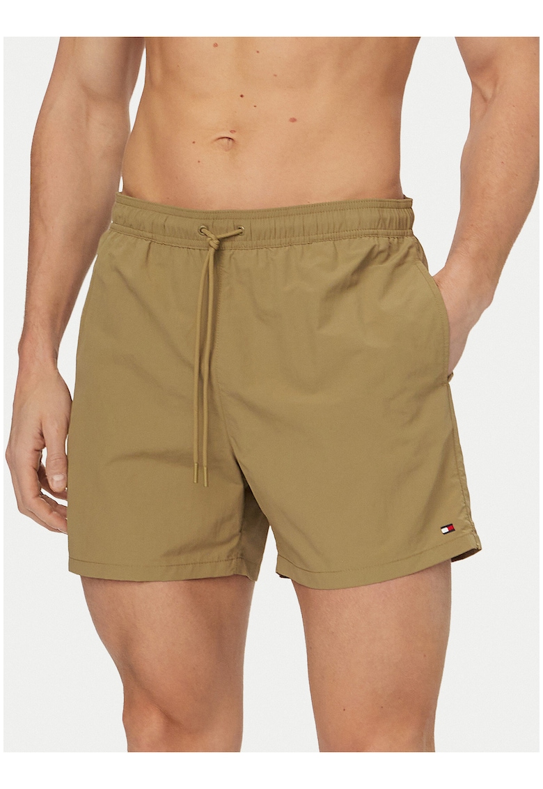 Pantaloni scurti de baie cu insertie elastica in talie