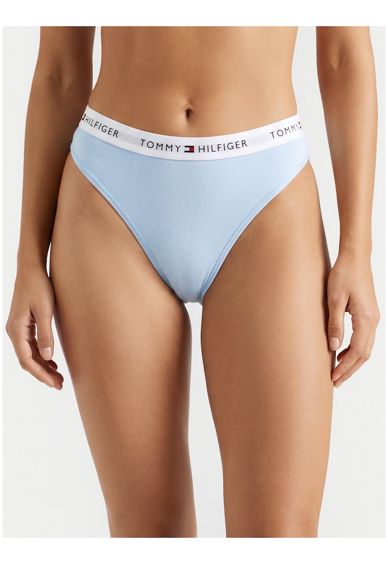Set de 3 chiloti tanga cu banda logo