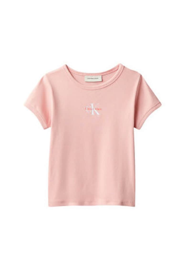 Tricou bumbac cu logo print