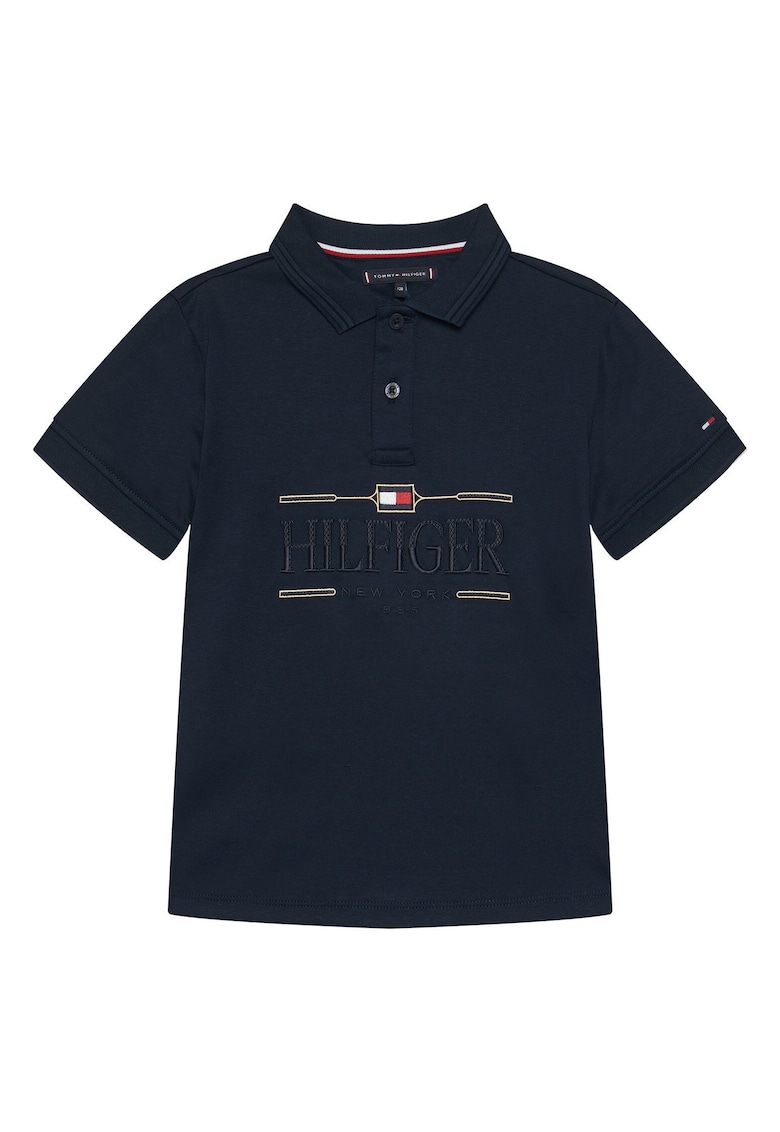 Tricou cu guler polo si logo