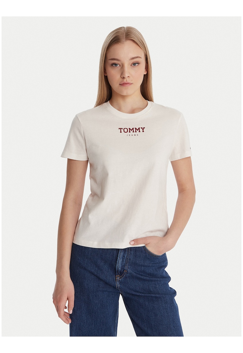Tricou din bumbac cu logo -