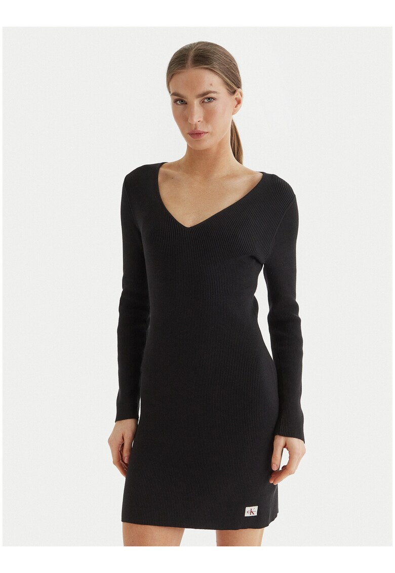 Rochie cmini cu decolteu in v