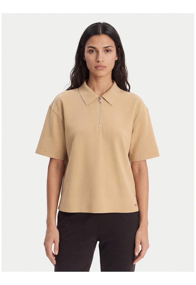 Tricou polo uni lejer