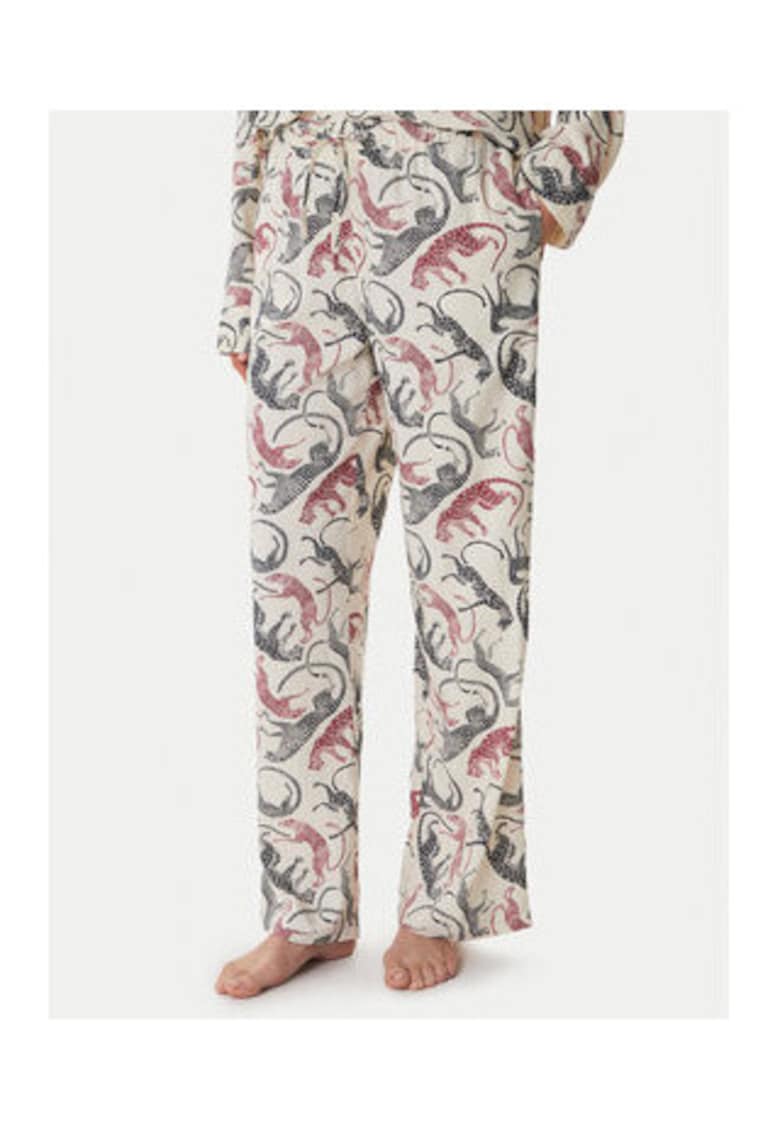 Pantaloni de pijama cu imprimeu grafic -