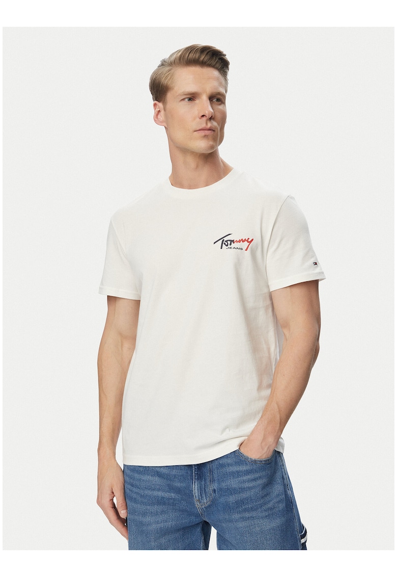 Tricou din bumbac - cu maneci scurte