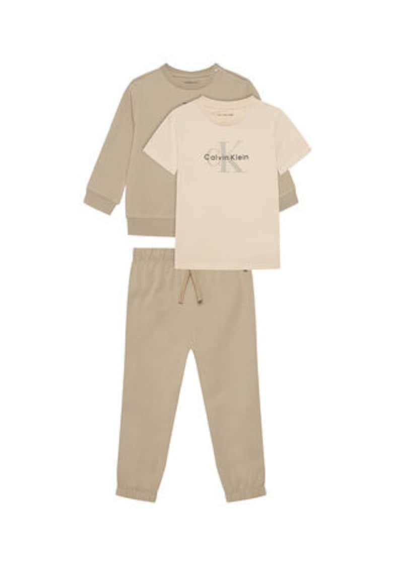 Bluza si pantaloni si tricou unisex set- 3 piese -