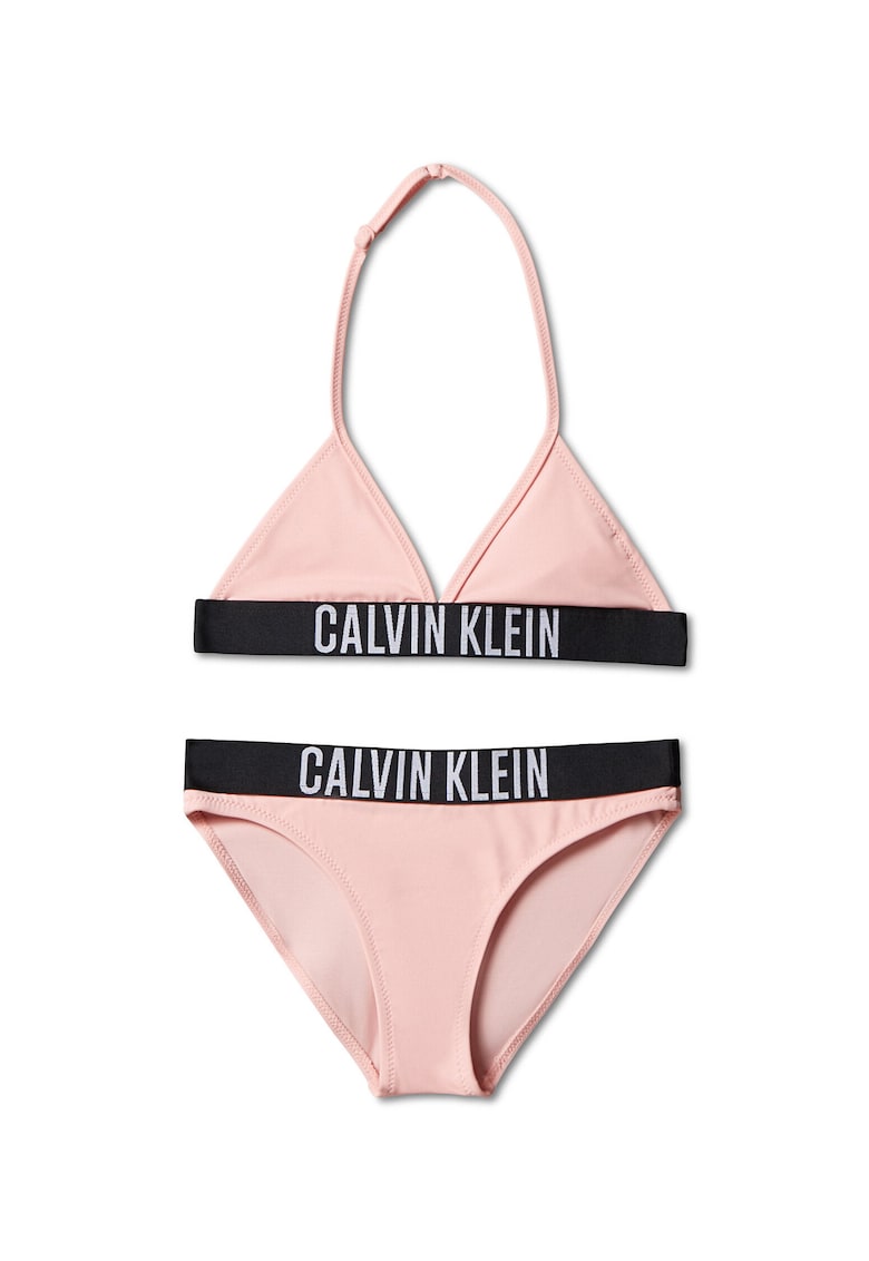 Costum de baie cu bareta ajustabila si detaliu logo- 2 piese
