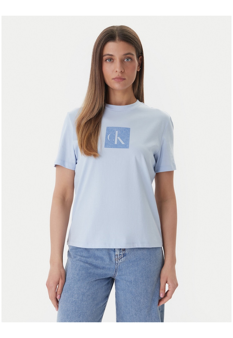 Tricou din bumbac cu maneca cazuta