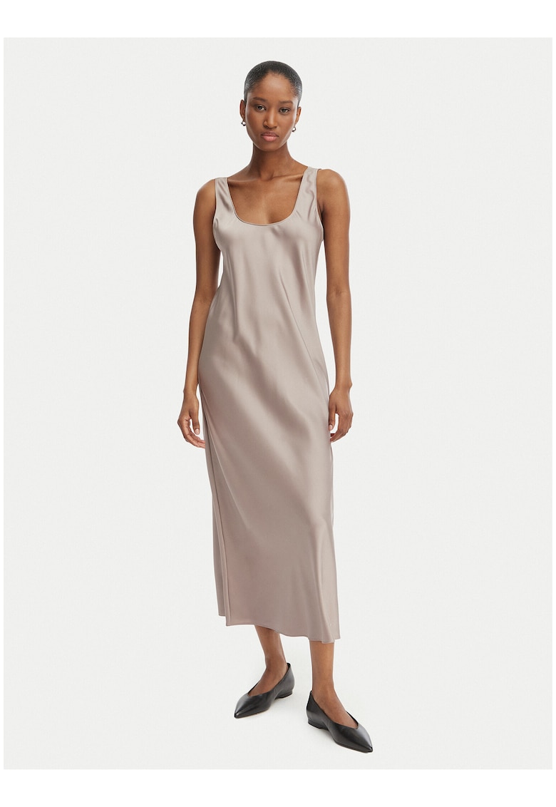 Rochie dreapta satinata