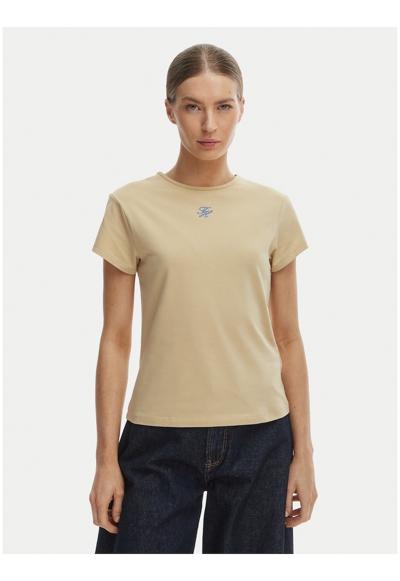 Tricou de bumbac cu maneci scurte -