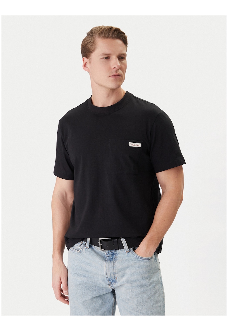 Tricou cu decolteu rotund -