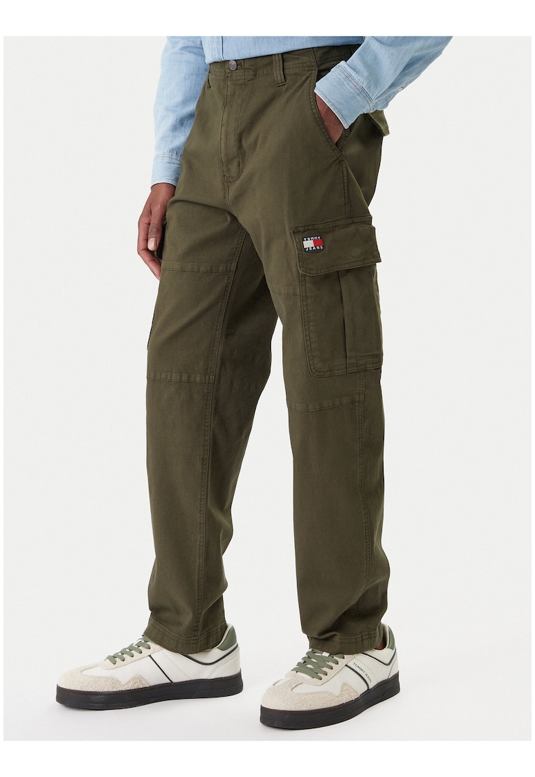 Pantaloni cargo cu buzunare multiple