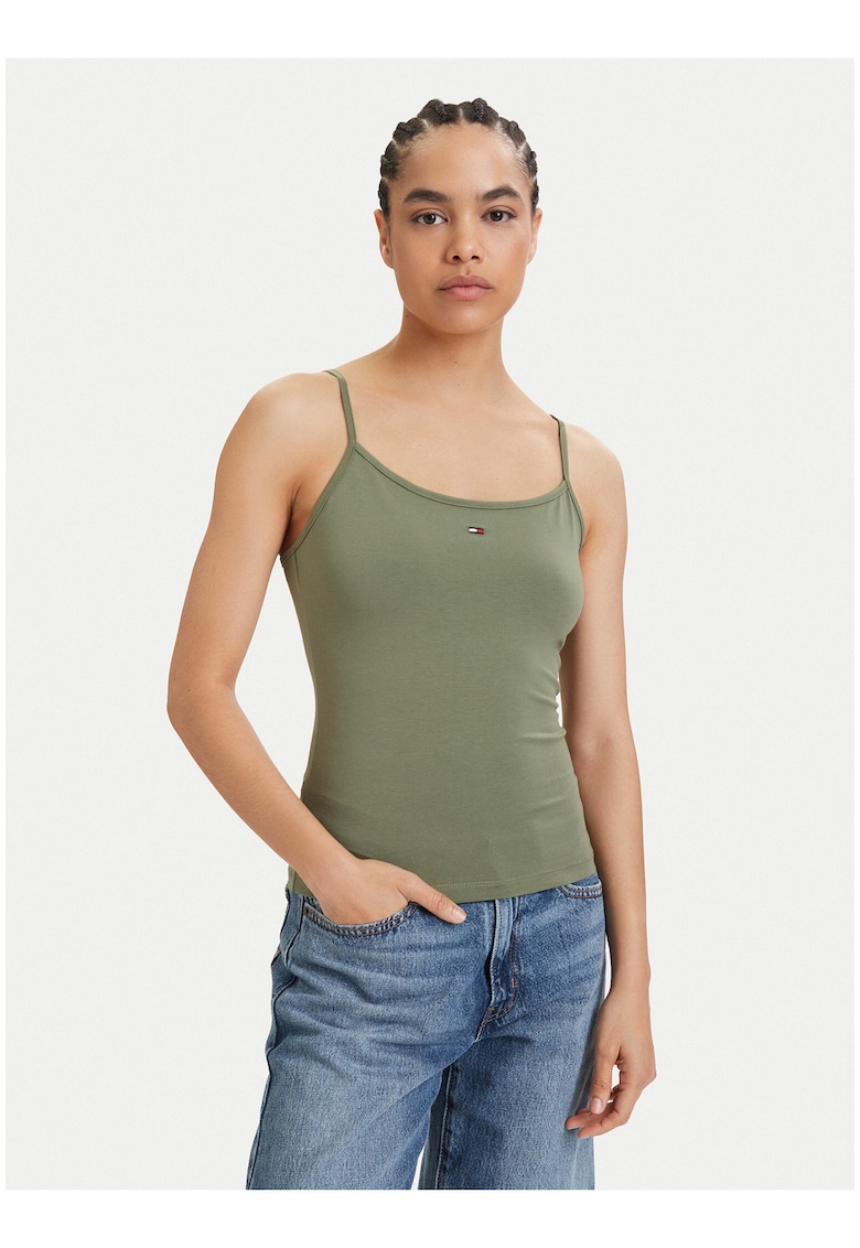 Top uni slim fit -