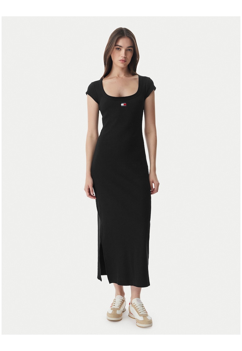 Rochie casual din amestec de bumbac