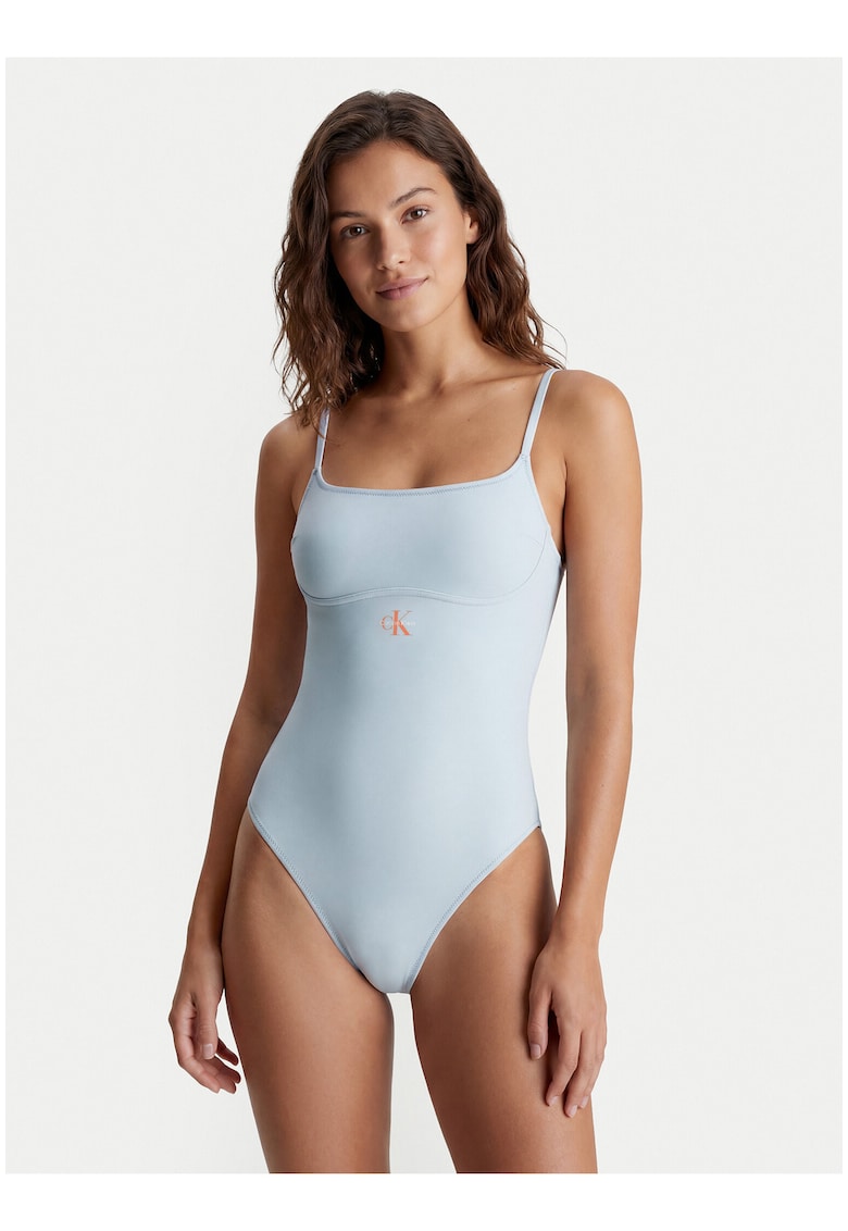 Costum de baie intreg cu logo discret