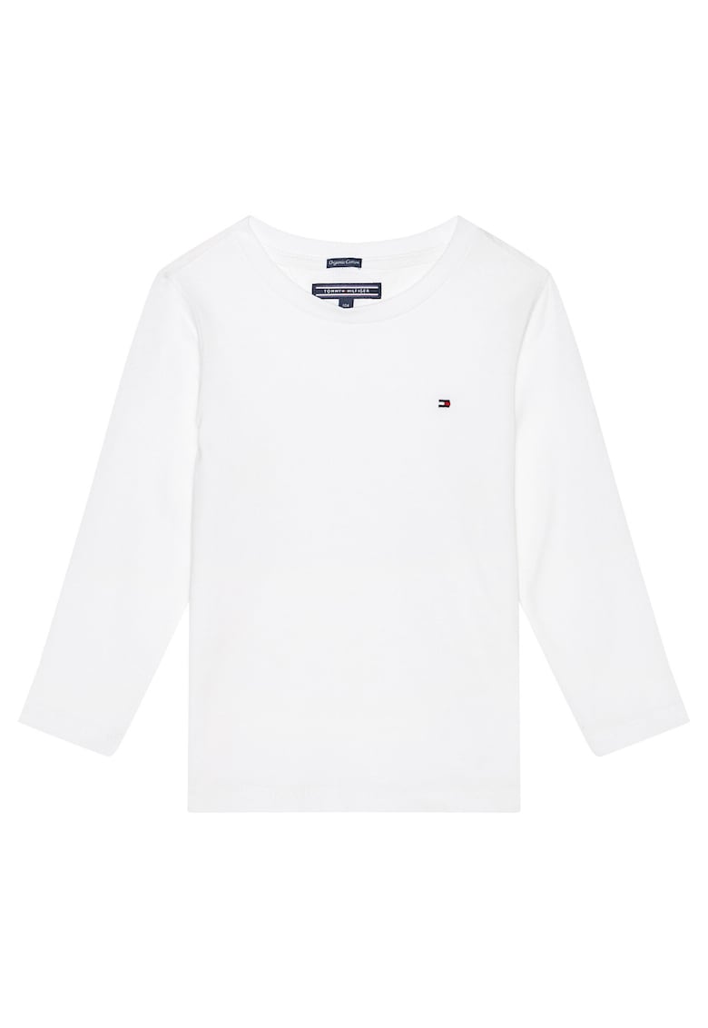 Bluza din bumbac cu guler rotund -